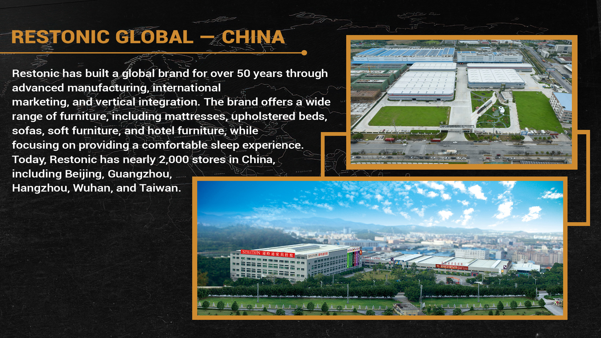 Restonic Global Factories - China